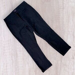 NYDJ Alina Dark Wash Denim Pull On Mid Rise Lift Tuck Ankle Skinny Jeans 8P 8 P